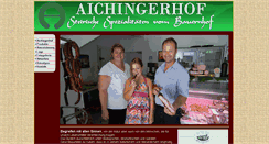 Desktop Screenshot of aichingerhof.at